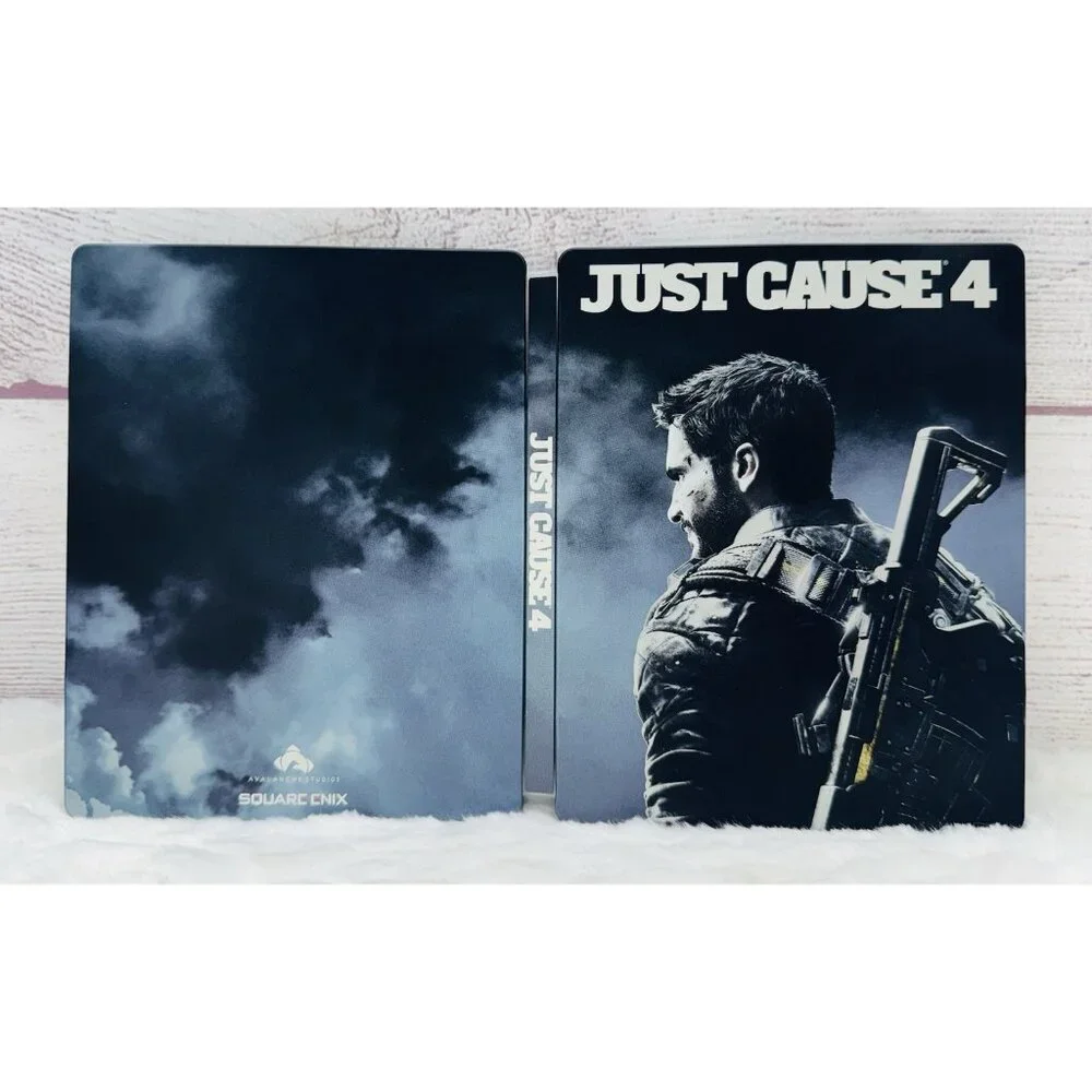 Just Cause 4 (Sony PS4, PlayStation 4, 2018) SteelBook ONLY - NO DISC - USED